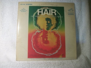 Cover art for Hair the American Tribal Love-rock Musical - Original Broadway Cast Recording [Vinyl] Michael Butler