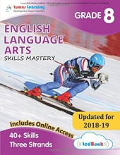 Cover art for Lumos Skills Mastery tedBook - 8th Grade English Language Arts: Standards-based ELA practice workbook