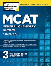 Cover art for MCAT General Chemistry Review, 3rd Edition (Graduate School Test Preparation)