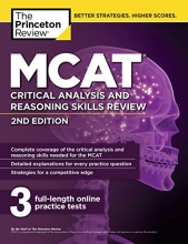 Cover art for MCAT Critical Analysis and Reasoning Skills Review, 2nd Edition (Graduate School Test Preparation)
