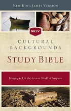 Cover art for NKJV, Cultural Backgrounds Study Bible, Hardcover, Red Letter Edition: Bringing to Life the Ancient World of Scripture