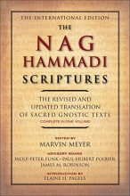 Cover art for The Nag Hammadi Scriptures: The Revised and Updated Translation of Sacred Gnostic Texts Complete in One Volume