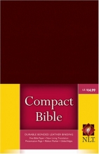 Cover art for Compact Edition Bible NLT - Burgundy