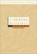 Cover art for NIV Thinline Reference Bible, Large Print
