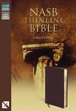 Cover art for NASB Thinline Bible, Large Print