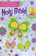 Cover art for The ICB, Butterfly Sparkle Bible, Hardcover: International Children's Bible