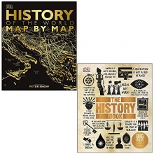 Cover art for History of the World Map by Map, The History Book Big Ideas Simply Explained 2 Books Collection Set