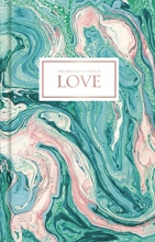 Cover art for Love-Pink and Teal Marble, Journal
