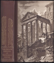 Cover art for The History of the Decline and Fall of the Roman Empire, Heritage Press Three Volume Set in Slipcases