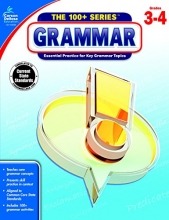 Cover art for Carson-Dellosa The 100+ Series Grammar Workbook, Grades 3-4