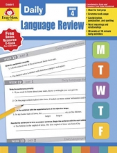 Cover art for Daily Language Review, Grade 4