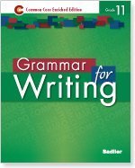 Cover art for Grammar for Writing Common Core Enriched Edition Student Edition Level Green, Grade 11