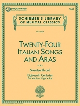 Cover art for 24 Italian Songs and Arias: Medium High Voice (Book, Vocal Collection)