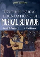 Cover art for Psychological Foundations of Musical Behavior
