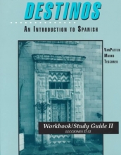 Cover art for Destinos: An Introduction to Spanish Workbook/Study Guide II (Lecciones 27-52) (English and Spanish Edition)