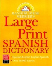 Cover art for Diccionario Random House Webster's de Espaol Impresin Grande (para visin subnormal)
