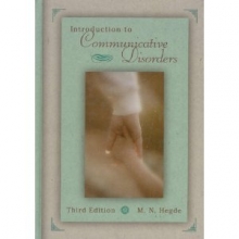 Cover art for Introduction to Communicative Disorders