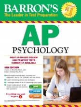 Cover art for Barron's AP Psychology with CD-ROM, 6th Edition