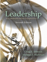 Cover art for Leadership: A Communication Perspective, Seventh Edition