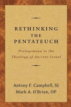 Cover art for Rethinking the Pentateuch: Prolegomena to the Theology of Ancient Israel