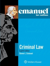 Cover art for Emanuel Law Outlines: Criminal Law (The Emanuel Law Outlines Series)