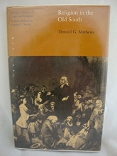 Cover art for Religion in the old South (Chicago history of American religion)