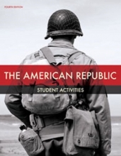 Cover art for BJU Press The American Republic 4ED Student Activities Manual 298380
