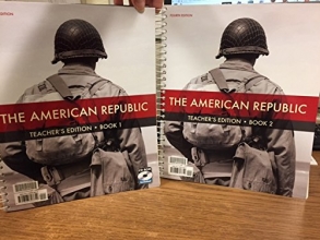 Cover art for The American Republic, Teacher's edition (2 Volume Set with CD)