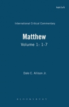 Cover art for A Critical and Exegetical Commentary on the Gospel According to Saint Matthew (The International Critical Commentary, Vol. 1)