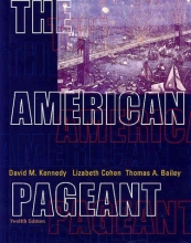 Cover art for The American Pageant: A History of the Republic, 12th Edition