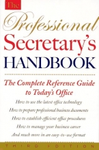 Cover art for The Professional Secretary's Handbook