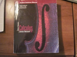 Cover art for Single Variable Calculus (Student Solutions Manual)