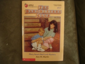 Cover art for Mary Anne's Bad-Luck Mystery (Baby-Sitters Club)