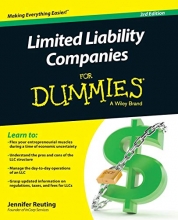 Cover art for Limited Liability Companies For Dummies