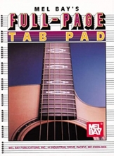 Cover art for Mel Bay Full-Page Tab Pad