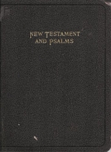 Cover art for NEW TESTAMENT AND PSALMS - RED LETTER EDITION - KJV