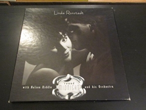 Cover art for Linda Ronstadt , Nelson Riddle And His Orchestra - 'Round Midnight - Asylum Records - 9 60489-1-LR