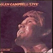 Cover art for GLEN CAMPBELL - live CAPITOL 268 (LP vinyl record)