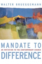 Cover art for Mandate to Difference: An Invitation to the Contemporary Church