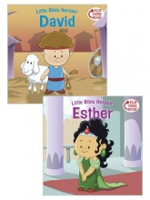 Cover art for David/Esther Flip-Over Book (Little Bible Heroes)