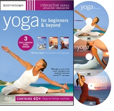 Cover art for Yoga for Beginners DVD Deluxe Set with 40+ Yoga Video Workouts: Yoga for Stress Relief, AM-PM Yoga & Inflexible People. Easy Yoga for Seniors & much More