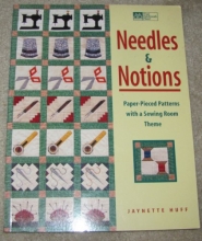 Cover art for Needles & Notions: Paper-Pieced Patterns With a Sewing-Room Theme