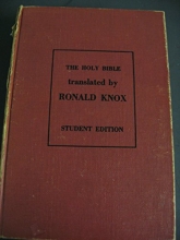 Cover art for The Holy Bible Translated By Ronald Knox: Student Edition