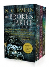 Cover art for The Broken Earth Trilogy: The Fifth Season, The Obelisk Gate, The Stone Sky