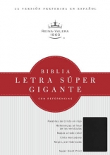 Cover art for RVR 1960 Biblia Letra Sper Gigante, negro imitacin piel (Spanish Edition)