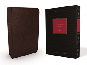 Cover art for NKJV, Minister's Bible, Leathersoft, Brown, Red Letter Edition, Comfort Print: Holy Bible, New King James Version