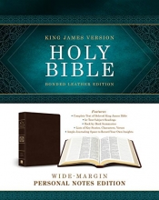 Cover art for Holy Bible: Wide-Margin Personal Notes Edition: King James Version (Bonded Leather) (King James Bible)