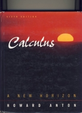 Cover art for Calculus: A New Horizon, Combined, 6th Edition