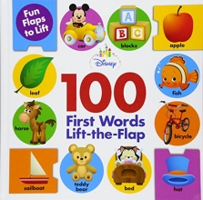 Cover art for Disney Baby 100 First Words Lift-the-Flap