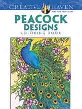 Cover art for Creative Haven Peacock Designs Coloring Book (Creative Haven Coloring Books)